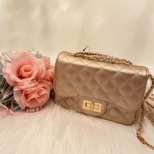 Gold Crossbody Bag